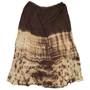 Ruffled Hem Maxi Skirt | Size L | Exist